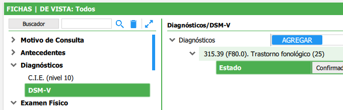 DIAGNOSTICOS DSM V