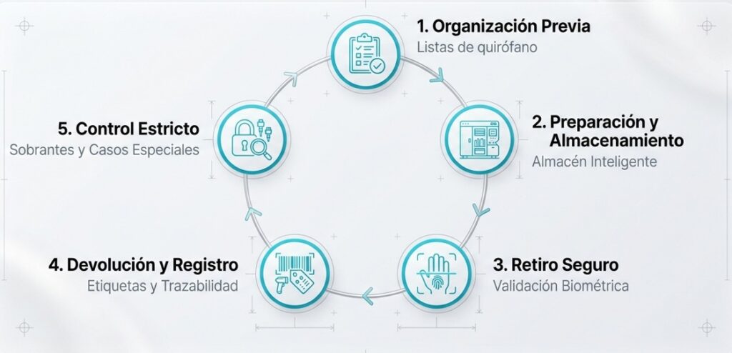 Seguridad del medicamento en quirófano